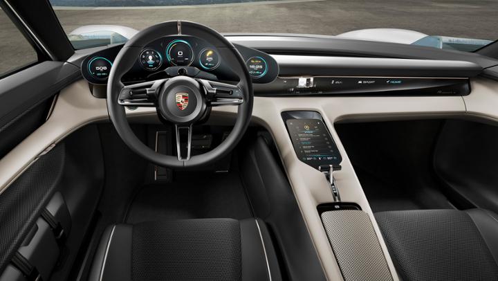 porsche mission E cockpit