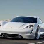 porsche mission E front view