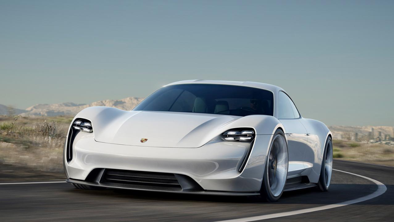 porsche mission E front view