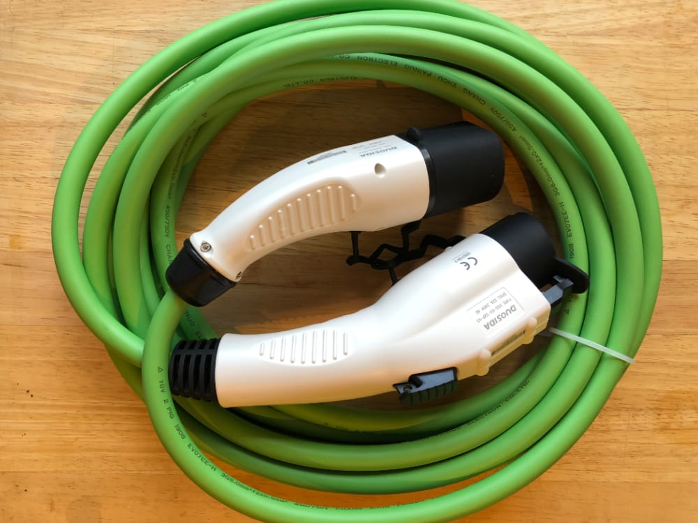 Type 2 - Type 1 Charging Cable 32 Amp 7.5M