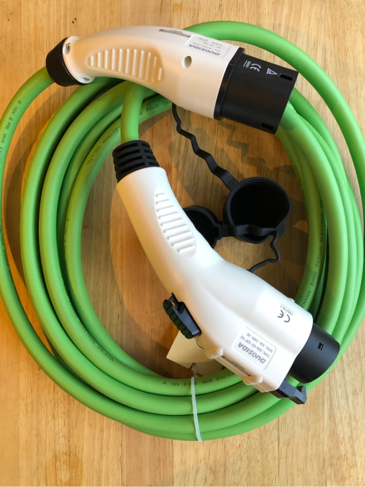 Type 2 - Type 1 Charging Cable 32 Amp 7.5M