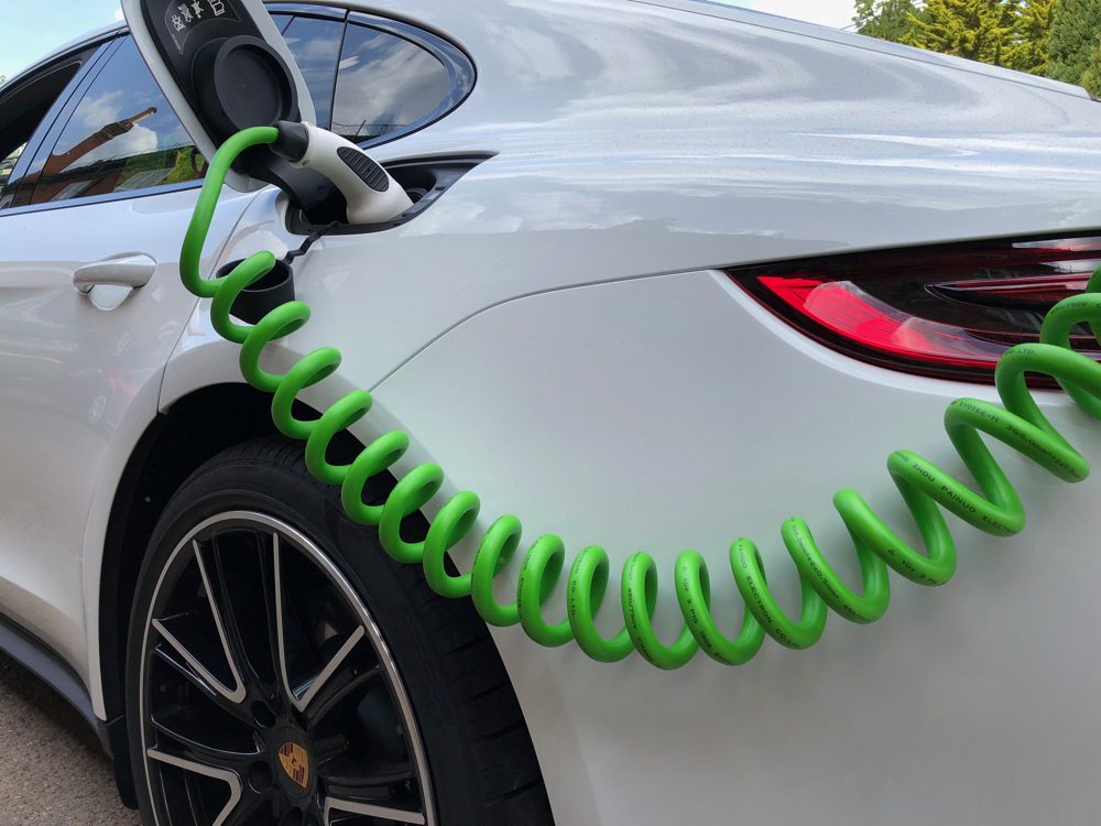 Type 2 - Type 2 Spring Charging Cable 32 Amp Green