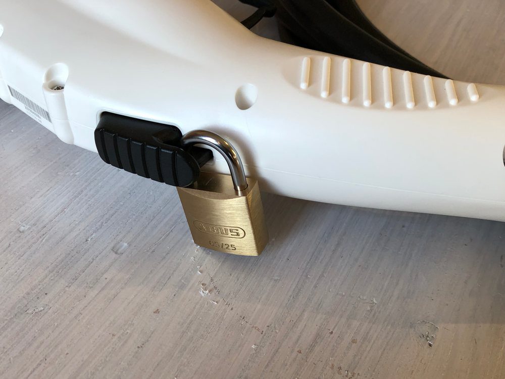 Type 1 charging cable securing Padlock