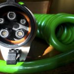 Type 1 -Type 2 Spring Charging Cable 16 Amp Green