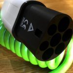 Type 1 -Type 2 Spring Charging Cable 16 Amp Green