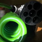 Type 1 -Type 2 Spring Charging Cable 16 Amp Green