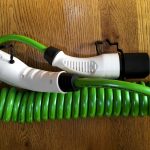 Type 1 -Type 2 Spring Charging Cable 16 Amp Green