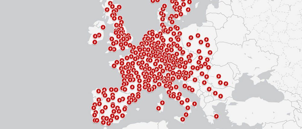 tesla superchargers